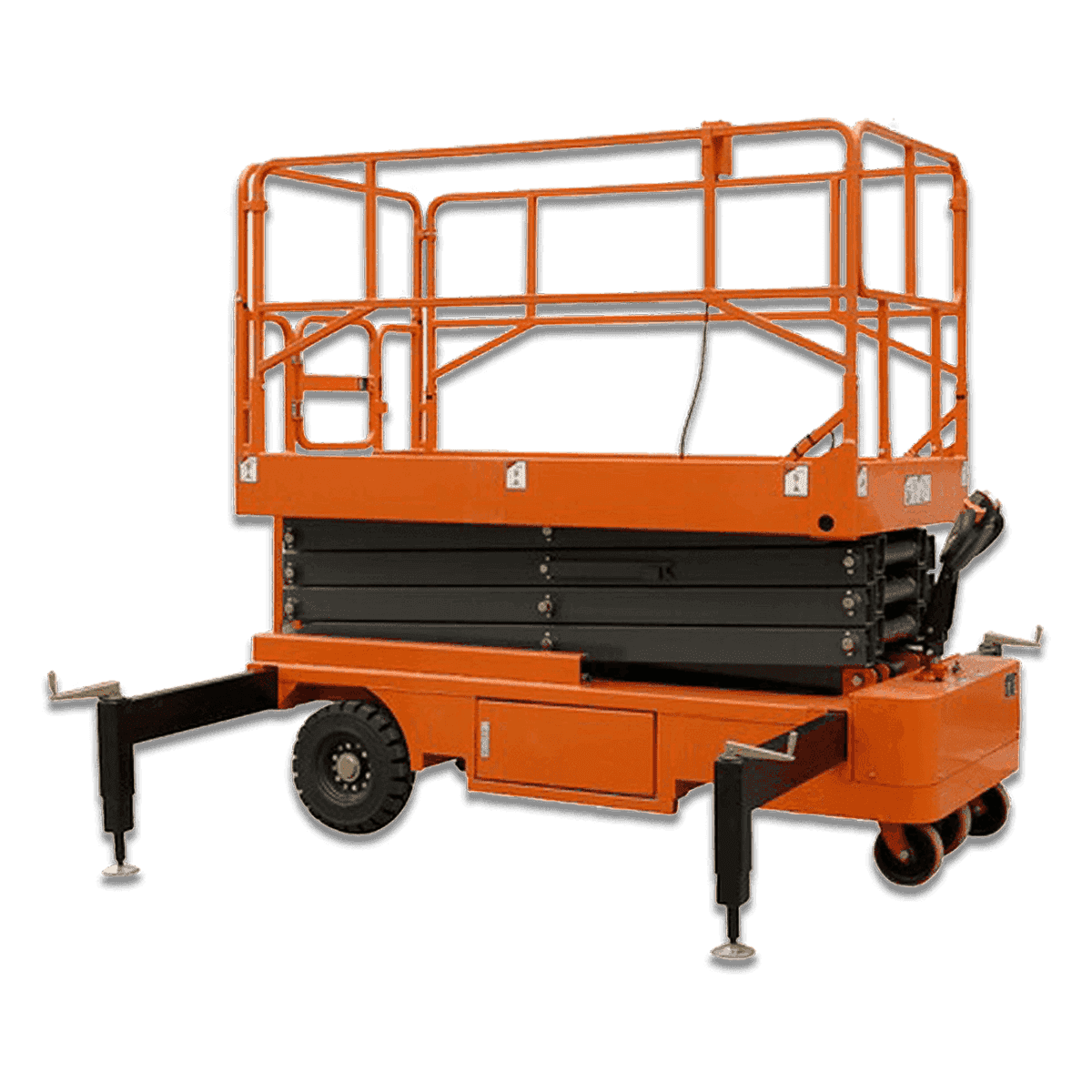 帶拉動裝置的剪刀式升降平臺